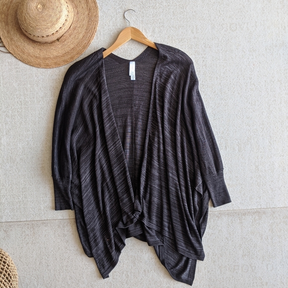 Qvc Marla Wynne Draped Sweater Knit 
